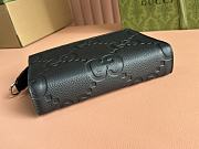 Gucci Jumbo GG Mini Bag Black 22x15x4.5cm - 4