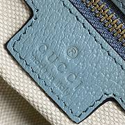 Gucci Ophidia GG Mini Shoulder Bag Dusty Blue 19x13x5cm - 6