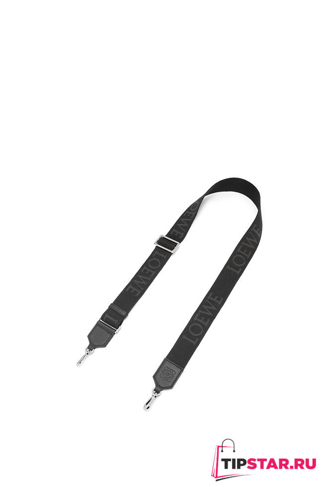 Loewe Webbing Strap Black/ Palladium - 1