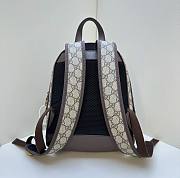 Gucci Ophidia GG Small Backpack Beige/ Ebony Brown 22x29x15cm  - 5