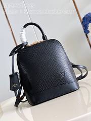 LV Alma Backpack Epi Leather Black M25103 15x20x10cm - 4