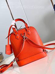 LV Alma Backpack Epi Leather Orange M25104 15x20x10cm - 3