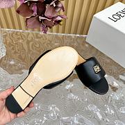 Loewe Anagram Padded Slide In Lambskin Black - 3