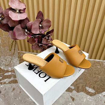 Loewe Anagram Slip-On Padded Mules Warm Desert 6cm