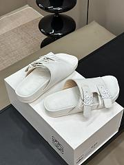 Loewe Ease Slide In Goatskin White - 4