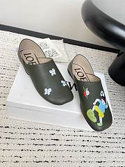 Loewe - X Suna Fujita Slippers Toy Print Leather - 5