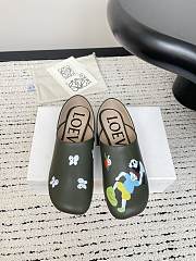 Loewe - X Suna Fujita Slippers Toy Print Leather - 3