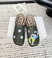 Loewe - X Suna Fujita Slippers Toy Print Leather - 1