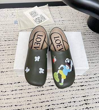 Loewe - X Suna Fujita Slippers Toy Print Leather