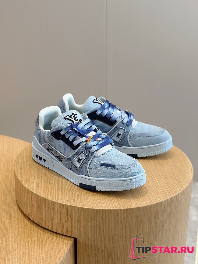 LV Trainer Sports Shoes Blue 1ACVNE - 1