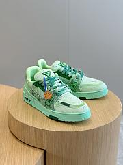 LV Trainer Sports Shoes Green 1ACVNT - 1