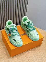 LV Trainer Sports Shoes Green 1ACVNT - 4