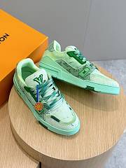 LV Trainer Sports Shoes Green 1ACVNT - 3