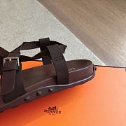 Hermes Inboard Sandal Burgundy - 4