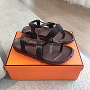 Hermes Inboard Sandal Burgundy - 6