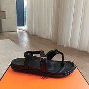 Hermes Inboard Sandal Black - 3