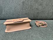 VLTN Garavani Locò Calfskin Shoulder Bag Rose 22x16x7cm - 3