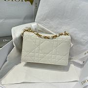 Dior Miss Caro Mini Bag Latte Macrocannage Lambskin 18x12x5.5cm - 5