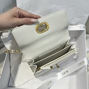 Dior Miss Caro Mini Bag Latte Macrocannage Lambskin 18x12x5.5cm - 3