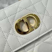 Dior Miss Caro Mini Bag Latte Macrocannage Lambskin 18x12x5.5cm - 2