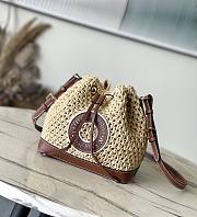 LV Noé BB Raffia Natural/ Tan M24722 22x24x15cm - 1