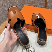 Hermes Helia 60 Sandal Brown 6cm - 5