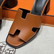 Hermes Helia 60 Sandal Brown 6cm - 4