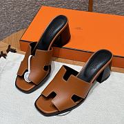 Hermes Helia 60 Sandal Brown 6cm - 2