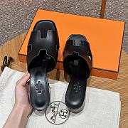 Hermes Helia 60 Sandal Black 6cm - 4