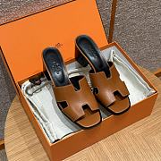 Hermes Helia 60 Sandal Brown 6cm - 1