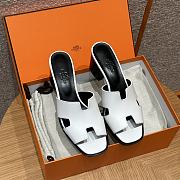 Hermes Helia 60 Sandal White 6cm - 1