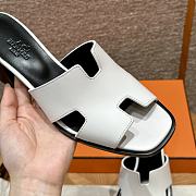 Hermes Helia 60 Sandal White 6cm - 5