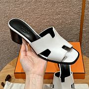 Hermes Helia 60 Sandal White 6cm - 4