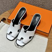 Hermes Helia 60 Sandal White 6cm - 3