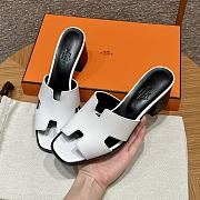 Hermes Helia 60 Sandal White 6cm - 2