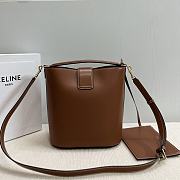 Celine Medium Louise Bag In Smooth Calfskin Tan 23.5x24x16cm - 5