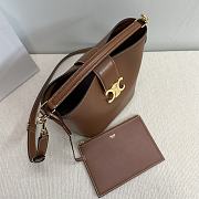 Celine Medium Louise Bag In Smooth Calfskin Tan 23.5x24x16cm - 4