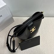 Celine Medium Louise Bag In Smooth Calfskin Black 23.5x24x16cm - 2