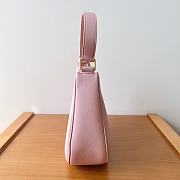 Celine Medium Ava Triomphe Bag In Smooth Calfskin Pastel Pink 24.5x 17x9cm - 6