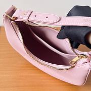 Celine Medium Ava Triomphe Bag In Smooth Calfskin Pastel Pink 24.5x 17x9cm - 2