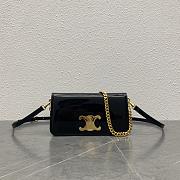 Celine Multipochette In Patent Calfskin Black 20.5x11x4cm - 1