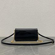 Celine Multipochette In Patent Calfskin Black 20.5x11x4cm - 2