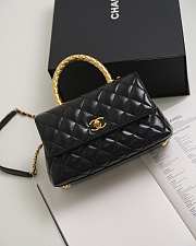 CC Coco 9.5 Flap Bag With Top Handle 20x13x8cm - 4