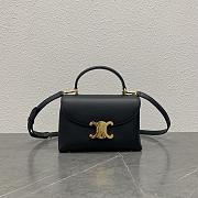 Celine Teen Nino Bag In Supple Calfskin Black 20.5x8x13cm - 1