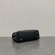 Celine Teen Nino Bag In Supple Calfskin Black 20.5x8x13cm - 6