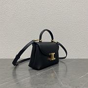 Celine Teen Nino Bag In Supple Calfskin Black 20.5x8x13cm - 3