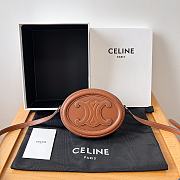 Celine Oval Bag Cuir Triomphe In Smooth Calfskin Tan 20.5x15x5cm - 1