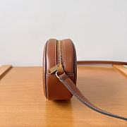 Celine Oval Bag Cuir Triomphe In Smooth Calfskin Tan 20.5x15x5cm - 3