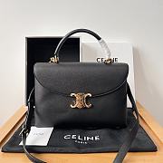 Celine Medium Nino Bag In Supple Calfskin Black 25x17.5x10cm - 1