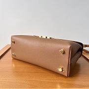 Celine Medium Nino Bag In Supple Calfskin Tan 25x17.5x10cm - 4